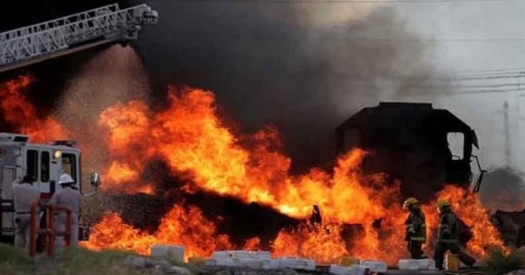 tanker explosion