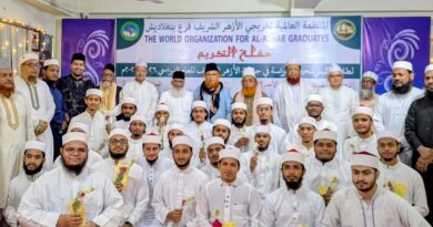 মিশরের আজহার বিশ্ববিদ্যালয়ে পড়তে যাওয়া শিক্ষার্থীদের সংবর্ধনা 